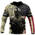 Army Customize Name 3D All Over Printed Shirts MH18112005