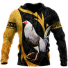 Premium Rooster 3D All Over Printed Unisex Shirts