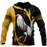 Premium Rooster 3D All Over Printed Unisex Shirts