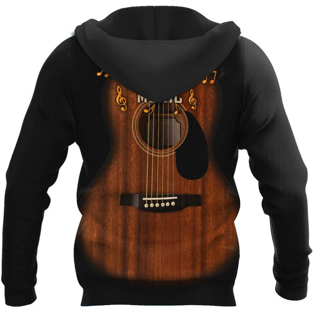 Country Music Guitar Musical Instrument 3D All Over Printed Shirts For Men And Women