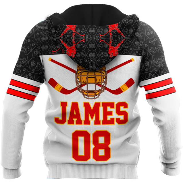 3D All Over Printed Hockey Canada Unisex Shirts Custom Name Custom number  XT