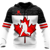 3D All Over Printed Hockey Canada Unisex Shirts Custom Name Custom number  XT