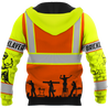 Premium Unisex Hoodie Customize Bricklayer Safety ML