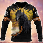 Black Horse 3D All Over Printed Shirts PD19022102