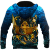 Premium Unisex Hoodie Kraken Octopus King of The Seven Seas V ML