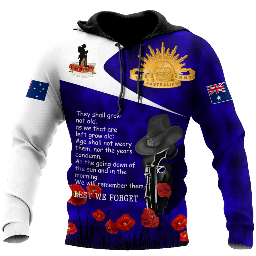 Anzac Day 3D All Over Printed Shirts PD19022103