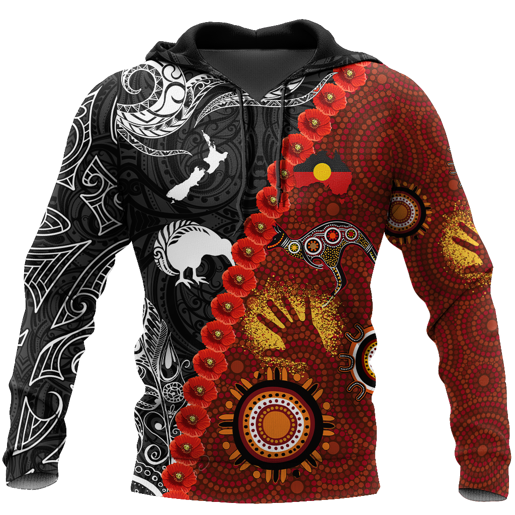New Zealand Maori And Australia Aboriginal We Are Family 3D Printed Unisex Shirts TN