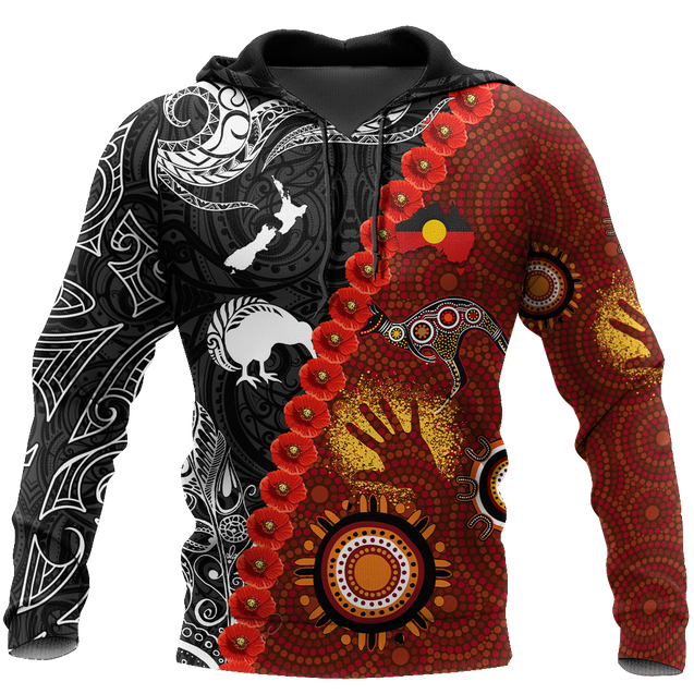 New Zealand Maori And Australia Aboriginal We Are Family 3D Printed Unisex Shirts TN