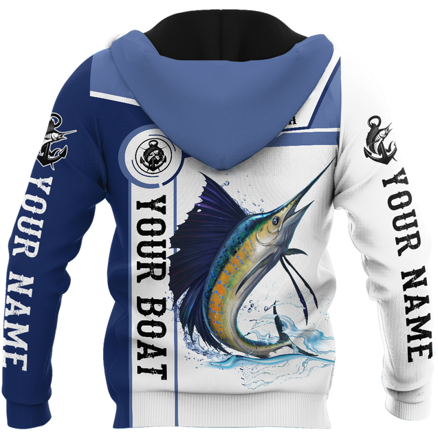 Custom name Sailfish fishing Catch and Release 3D Design print shirts