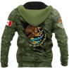 Mexico Coat Of Arm 3D All Over Printed Unisex Hoodie