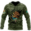 Mexico Coat Of Arm 3D All Over Printed Unisex Hoodie