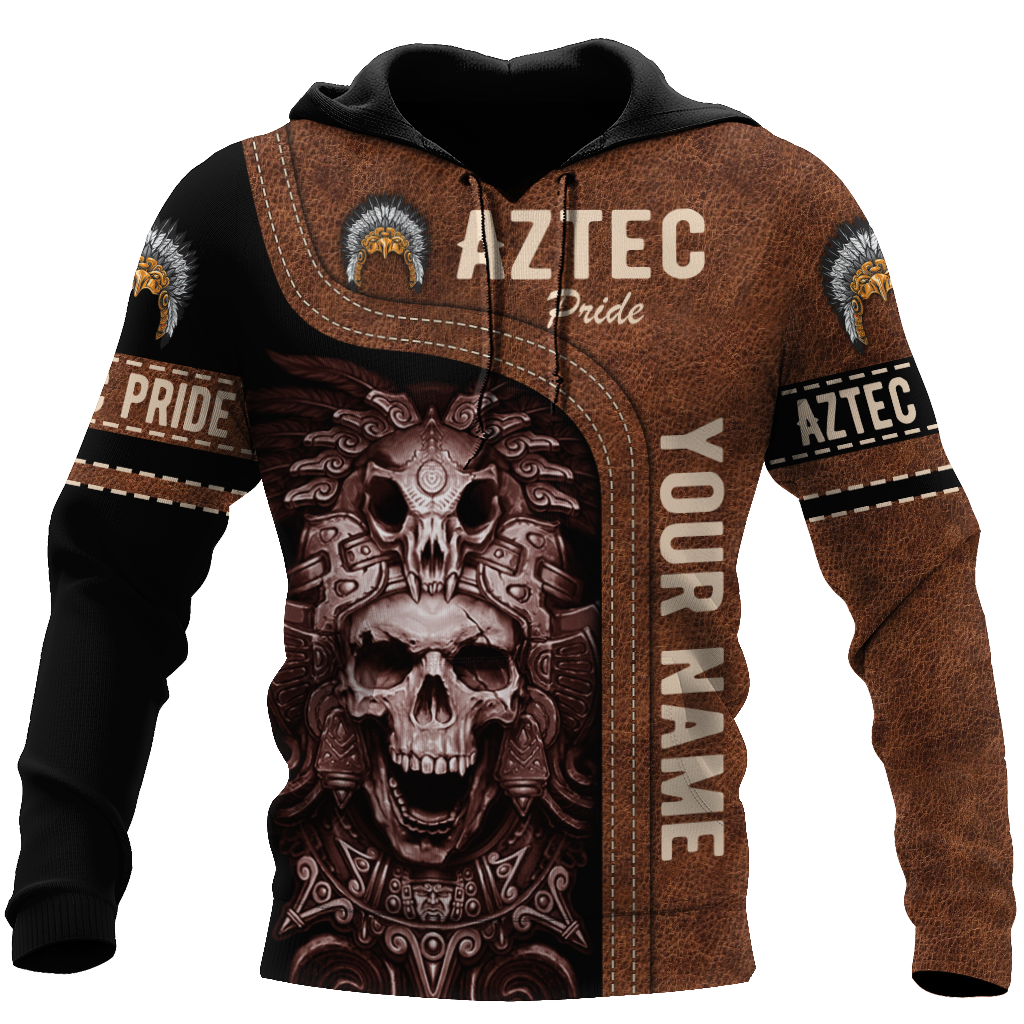 Personalized Name Aztec Pride 3D All Over Printed Hoodie DQB19042101