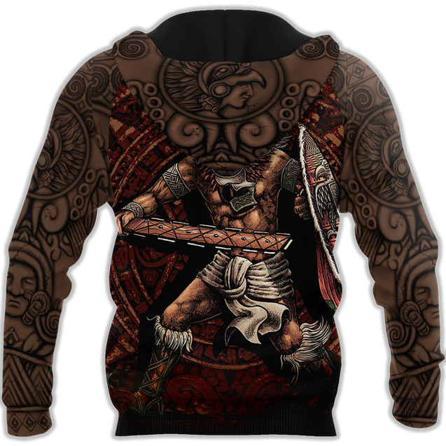 Eagle Warrior Aztec Mexican 3D All Over Printed Unisex Shirts