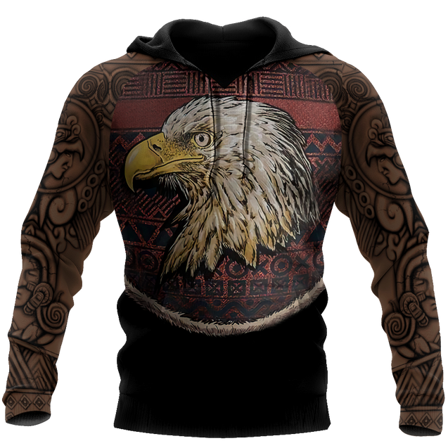 Eagle Warrior Aztec Mexican 3D All Over Printed Unisex Shirts