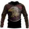 Eagle Warrior Aztec Mexican 3D All Over Printed Unisex Shirts