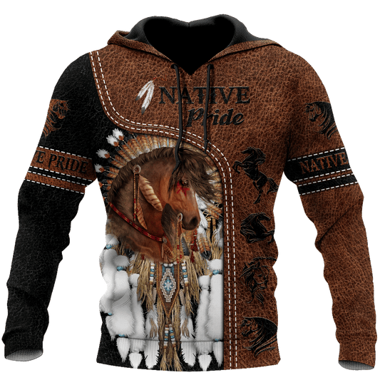 Horse Native American 3D All Over Printed Unisex Shirts