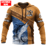 Custom name Marlin Fishing Jumping 3D printed Combo Hoodie And Sweatpant