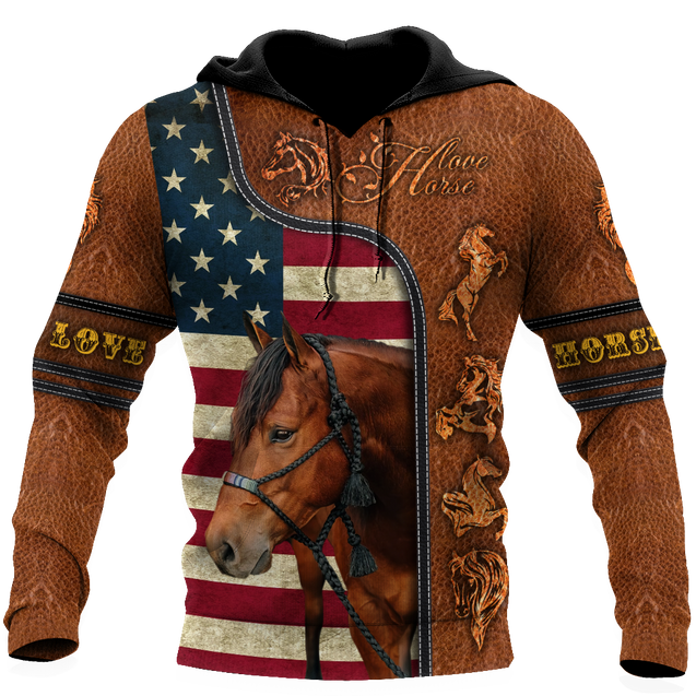 Love Horse 3D All Over Printed Unisex Shirts PD19112002