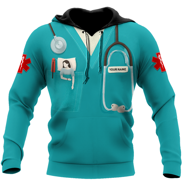 Premium Nurse Customize 3D All Over Printed Unisex Shirts