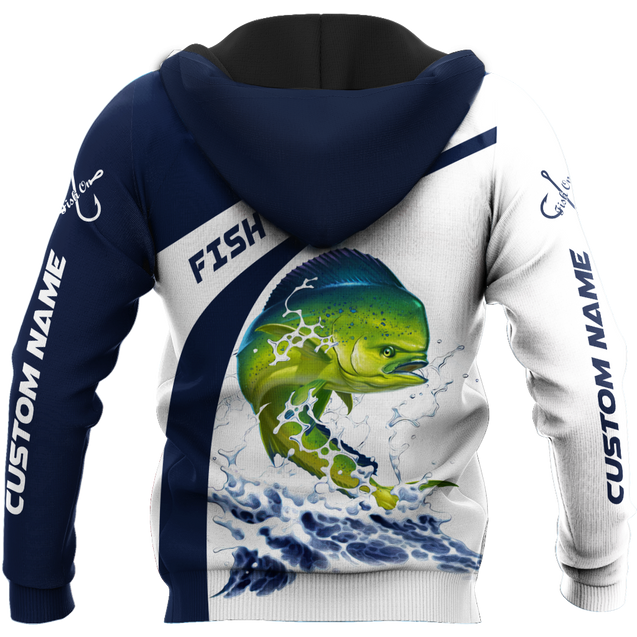 Custom name Mahi-mahi fishing design 3d print shirts