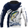 Custom name Tuna fishing design 3d print shirts