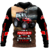 3D All Over Printed Tractor  Red  Unisex Shirts Custom Name XT NTN20022103