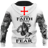 Let Your Faith Be Bigger Than Your Fear Jesus 3D All Over Printed Shirts