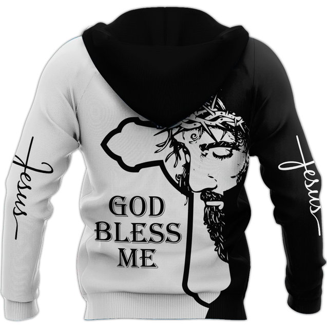 Premium Unisex Hoodie Easter Day Christian Jesus No5 ML God Bless Me