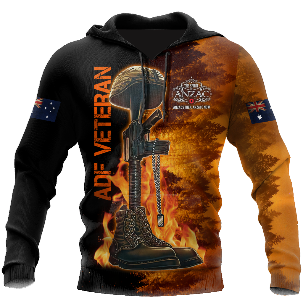 Honor the fallen ADF Veteran 3D print shirts