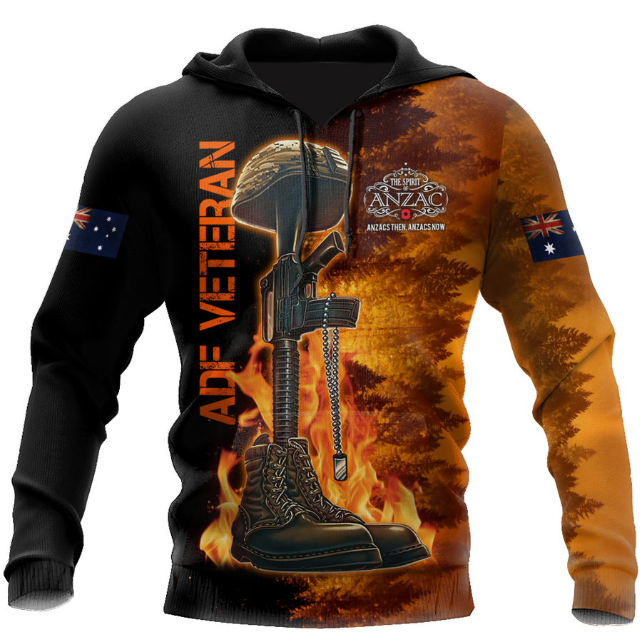 Honor the fallen ADF Veteran 3D print shirts