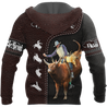 Customize Name Bull Riding 3D All Over Printed Unisex Shirts