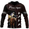 Customize Name Bull Riding 3D All Over Printed Unisex Shirts