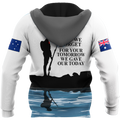 Lest we forget Honor the fallen AU Veteran 3D print shirts