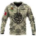 Personalized Mexican Army 3D All Over Printed Hoodies