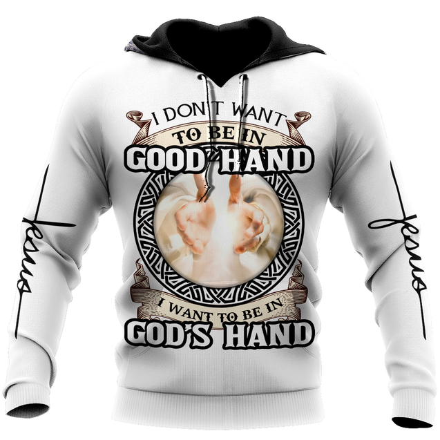 Premium Unisex Hoodie Easter Day Christian Jesus Hand Of God No59 ML