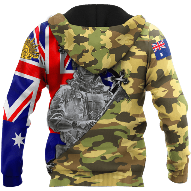 Personalized Australian Army Anzac Day 3D Printed Unisex Shirts TN