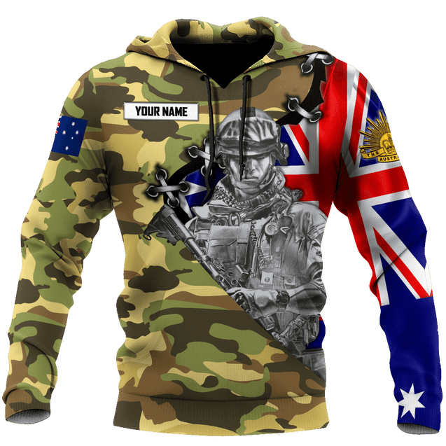 Personalized Australian Army Anzac Day 3D Printed Unisex Shirts TN