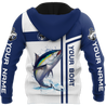 Custom name Tuna fishing team Catch and Release 3D Design print shirts