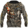 Deer Hunting Personalized Name 3D All Over Printed Shirts MH20052103