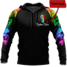 Customize Name LGBT Pride Hoodie For Men And Women DD20052103