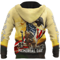 Honor the Fallen Memorial Day US Veteran 3D All Over Printed Unisex Hoodie HHT20052106