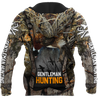 Hunting Dog 3D Over Printed Unisex Deluxe Hoodie ML