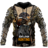 Hunting Dog 3D Over Printed Unisex Deluxe Hoodie ML