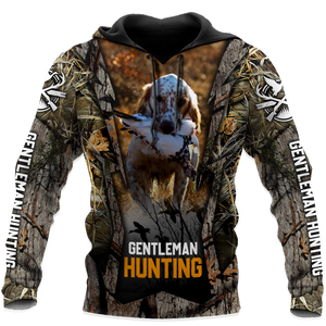 Hunting Dog 3D Over Printed Unisex Deluxe Hoodie ML