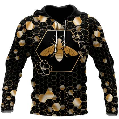 Premium Unisex All Over Printed Golden Bee Shirts MEI