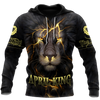April Lion 3D All Over Printed Unisex Unisex Hoodie