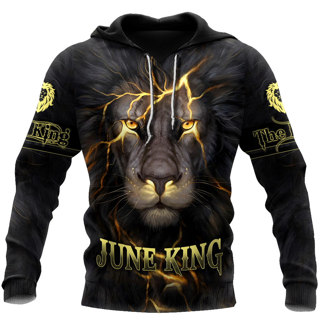 June Lion 3D All Over Printed Unisex Hoodie