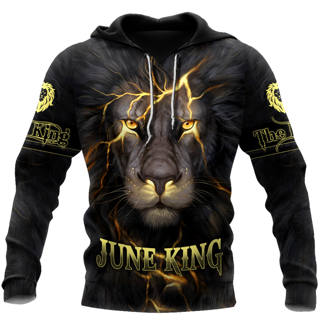 June Lion 3D All Over Printed Unisex Hoodie