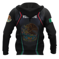 Persionalized Mexico 3D All Over Printed Hoodie