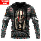 Customized Name Native American 3D All Over Printed Unisex Shirts